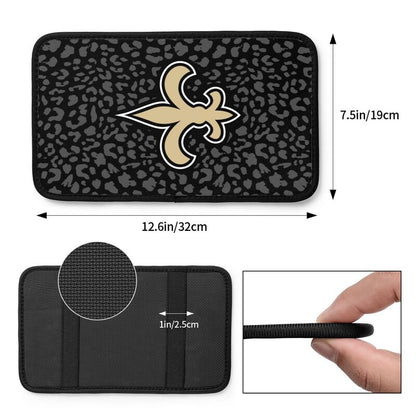 New Orleans Saints printed Car handrail box cushion Personalized car armrest cover