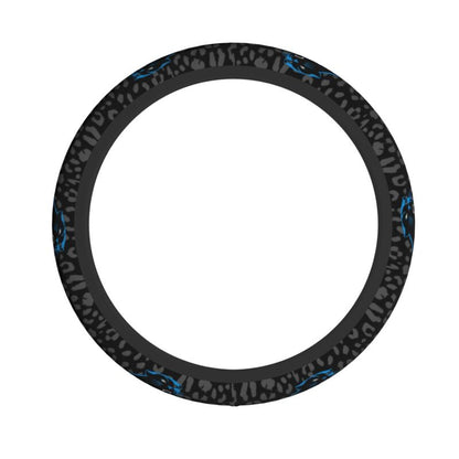 Carolina Panthers Printed elastic steering wheel cover car anti-skid cover