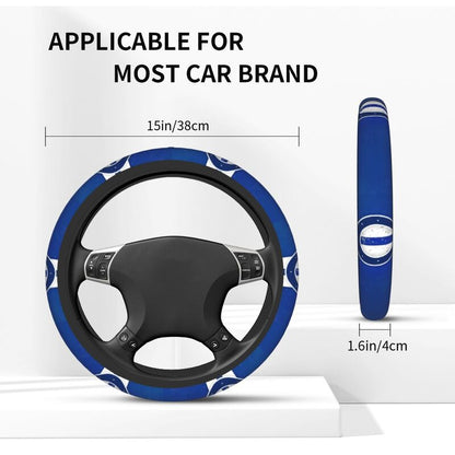 Indianapolis Colts Printed breathable elastic steering wheel protective cover