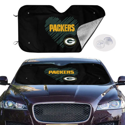Green Bay Packers Printing is suitable car front windshield sunshades Car windshield sunshades