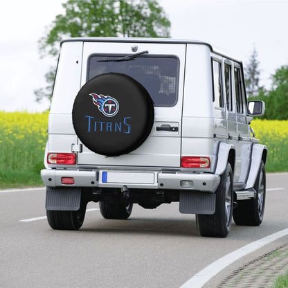 Tennessee Titans 2 Car tire protective cover waterproof and dustproof tire cover