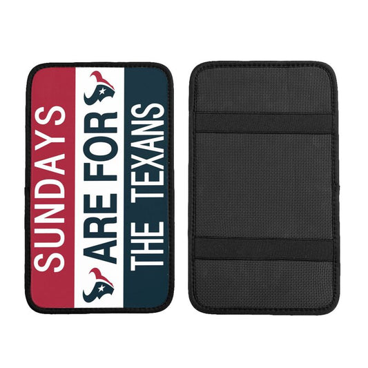 Houston Texans Personalized printed car armrest cover Car handrail box cushion