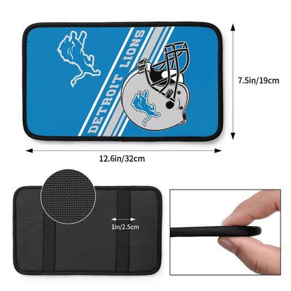 Detroit Lions Print armrest protective cover car armrest box cushion
