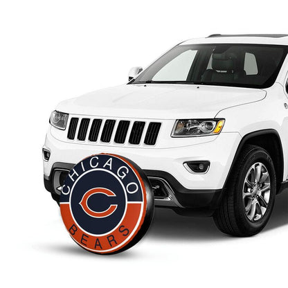 Chicago Bears Printed tire protection cover car spare tire dust protection covers