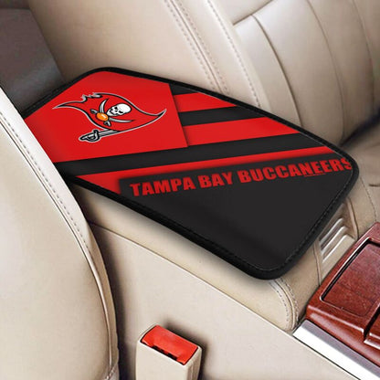 Car armrest box pad Tampa Bay Buccaneers 2 Printed center armrest box pad protective pad