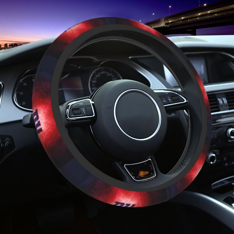 New York Giants 3 Printed breathable elastic steering wheel protective cover