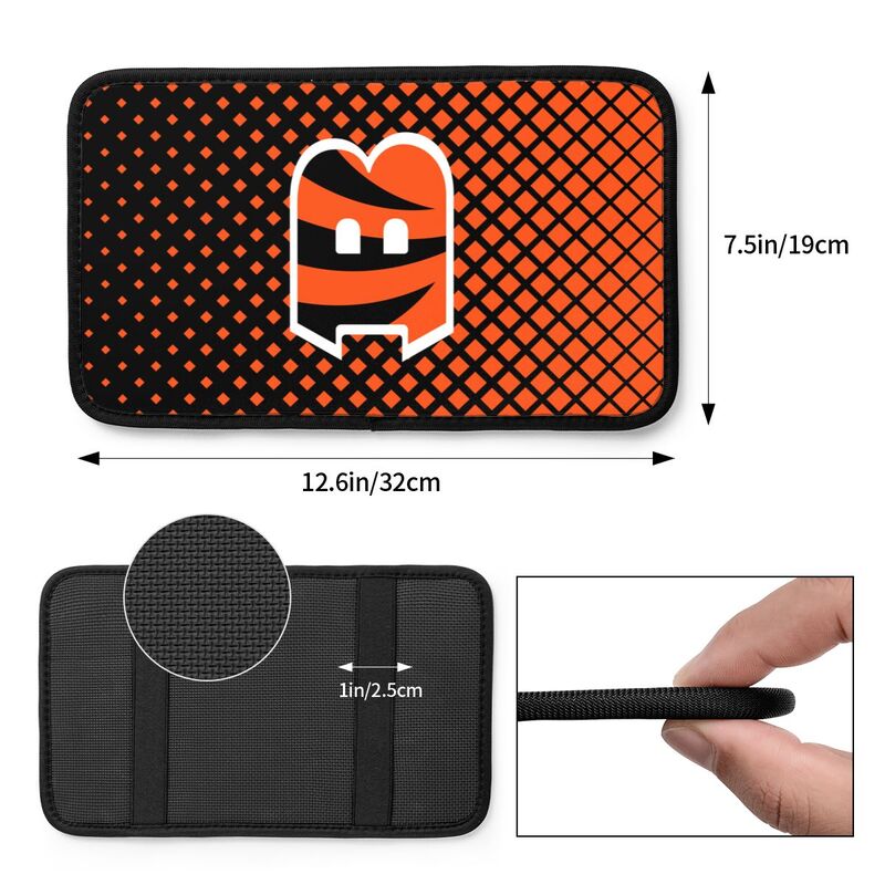 Cincinnati Bengals Car handrail box cushion Personalized printed car armrest cover