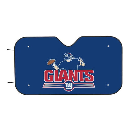 New York Giants 4 Print Car windshield sunshades suitable for front Car windshield sunshades