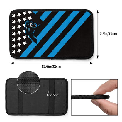 Carolina Panthers Printed car armrest box pad anti-abrasion pad
