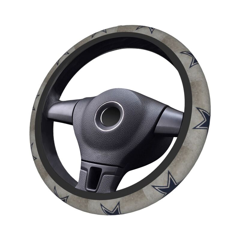 Dallas Cowboys 2 Printed breathable anti slip cover elastic steering wheel cover