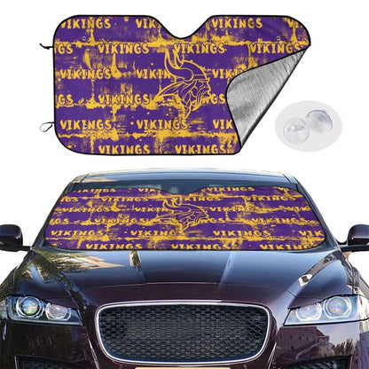 Minnesota Vikings Printed front windshield sunshade car windshield sunshade (multi size)