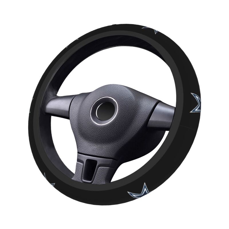 Dallas Cowboys 7 Printed elastic steering wheel cover anti slip breathable