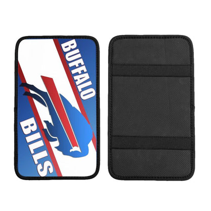 Car armrest box pad Buffalo Bills 1 Printed center armrest box pad protective pad