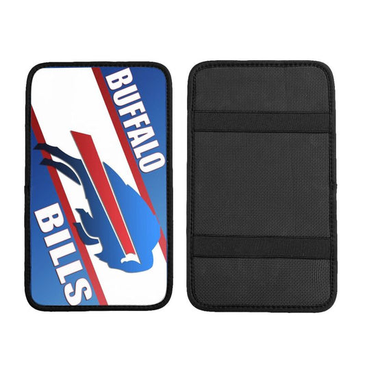 Car armrest box pad Buffalo Bills 1 Printed center armrest box pad protective pad