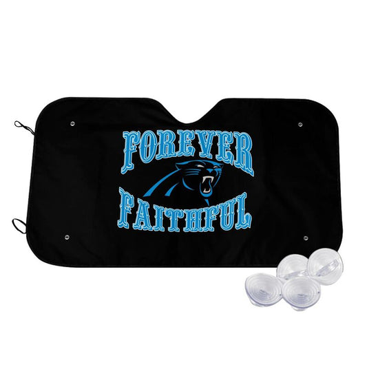 Carolina Panthers Printing car multi size front windshield sunshade car windshield sunshade