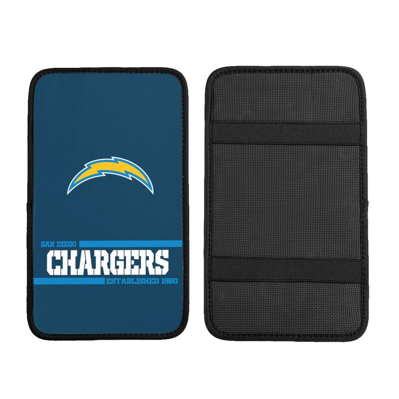 San Diego Chargers Printed car armrest box pad Protective pad