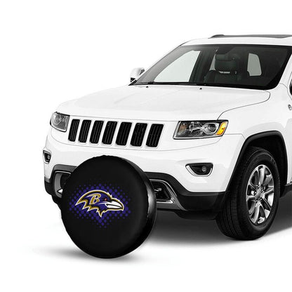 Baltimore Ravens Printing tire protection cover car sun protection tire protection cover