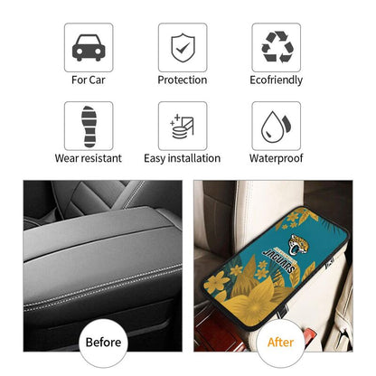 Jacksonville Jaguars Car armrest box protective cover car center console armrest pad