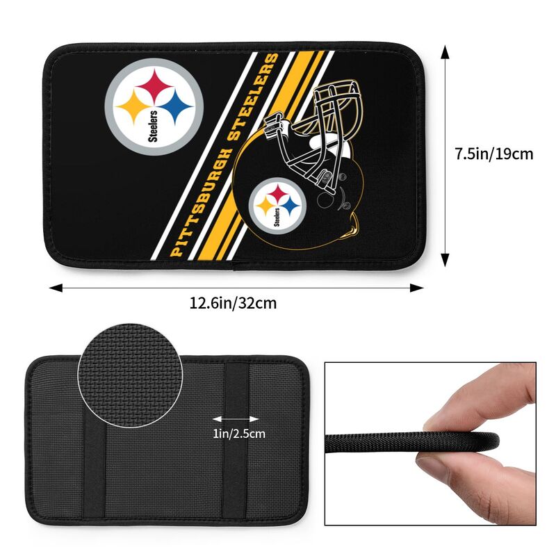 Pittsburgh Steelers Print armrest protective cover car armrest box cushion