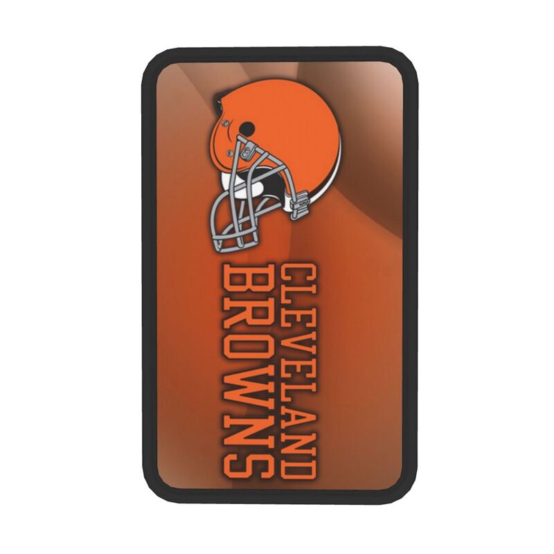 Car armrest box pad Cleveland Browns Printed center armrest box pad protective pad