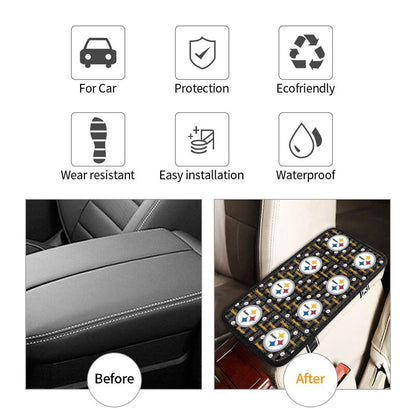 Pittsburgh Steelers1 Protective pad for armrest box of printing vehicle