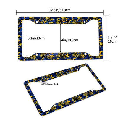 Los Angeles Rams Print Car license plate frame four hole license plate holder (one pair)