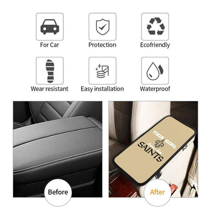 New Orleans Saints Printing car center console pad car armrest protective cover