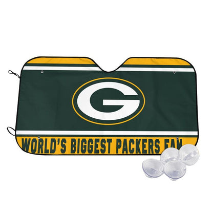 Green Bay Packers Printing is suitable for car front windshield sunshades Car windshield sunshades
