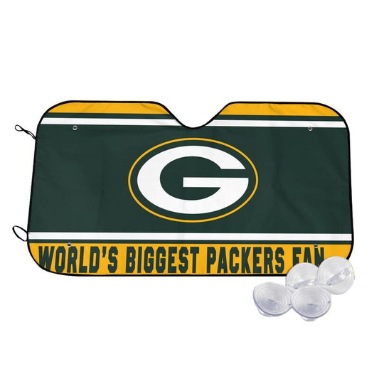 Green Bay Packers Printing is suitable for car front windshield sunshades Car windshield sunshades