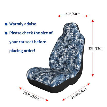 Dallas Cowboys 2 Printed seat dust protection cover car seat protective cover