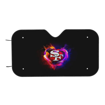 San Francisco 49ers Printing Car windshield sunshades is suitable front windshield sunshades
