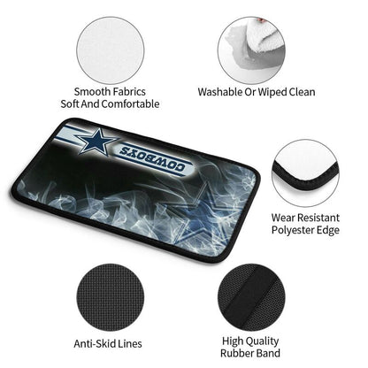 Car armrest box pad Dallas Cowboys2 Printed central armrest box pad anti slip pad