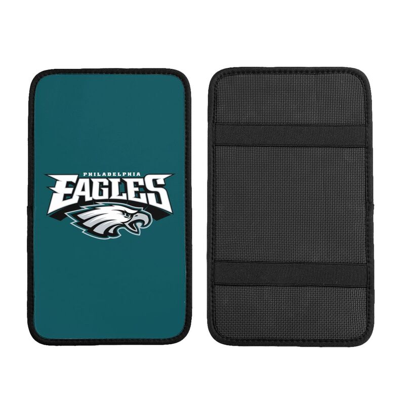 Car armrest box pad Philadelphia Eagles 1 Printed central armrest box elbow pad