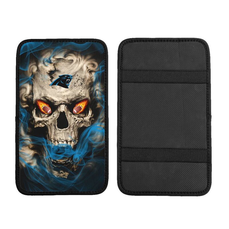 Carolina Panthers Printed car armrest box pad elbow support anti slip pad