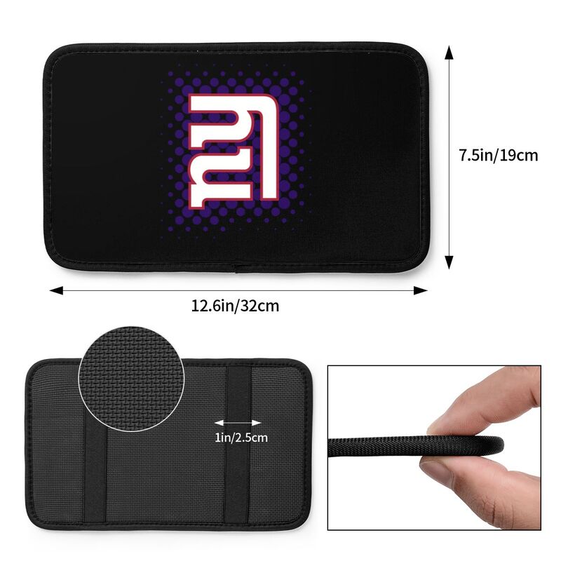 New York Giants Printed car armrest box cushion armrest protective cover