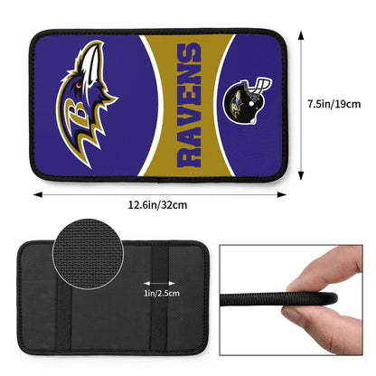 Baltimore Ravens Print car armrest box cushion armrest protective cover