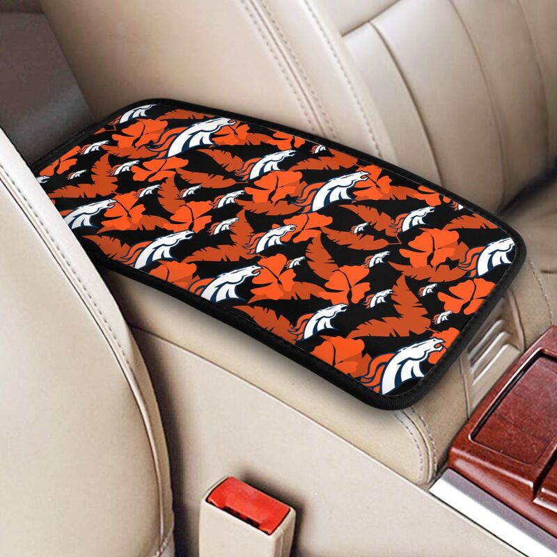 Denver Broncos printing Center console armrest pad car armrest protective cover car