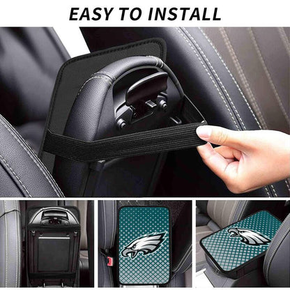 Philadelphia Eagles Car handrail box cushion Personalized printed car armrest cover