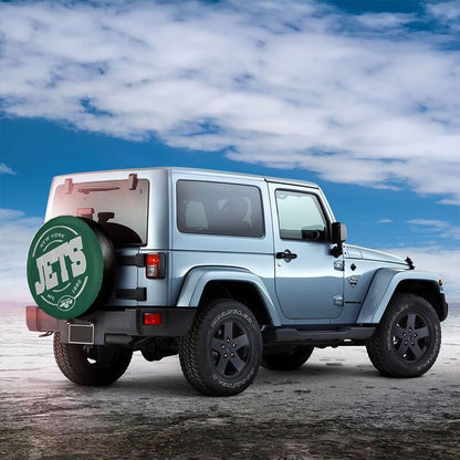 New York Jets Printing car tire protection cover car spare tire dust protection cover