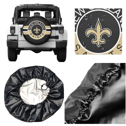 New Orleans Saints Print tire protection cover car sun protection tire protection cover