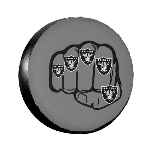 Las Vegas Raiders Print tire protection cover car spare tire dust protection covers