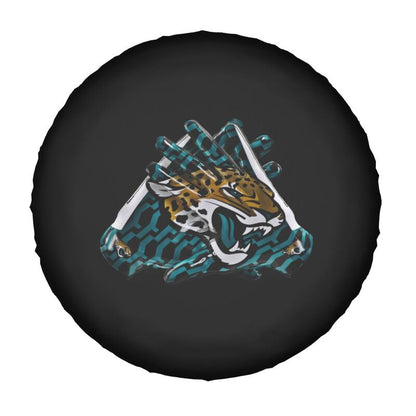 Jacksonville Jaguars Print tire protection covers car sunscreen tire protection covers