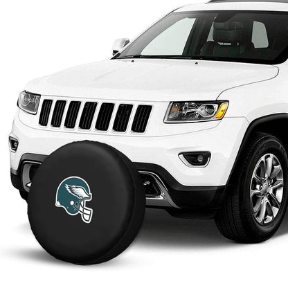 Philadelphia Eagles 2 Car tire protective cover waterproof and dustproof tire cover