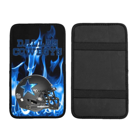 Car armrest box pad Dallas Cowboys 1 Printed central armrest box pad protective pad