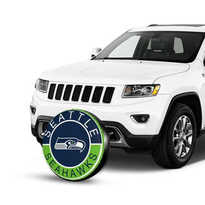 Seattle Seahawks Printed tire protection cover car spare tire dust protection covers
