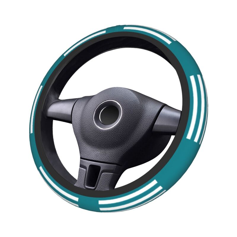 Miami Dolphins 1 Printed breathable elastic steering wheel anti slip cover