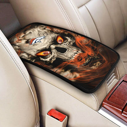 Denver Broncos Printed car armrest box pad elbow support anti slip pad