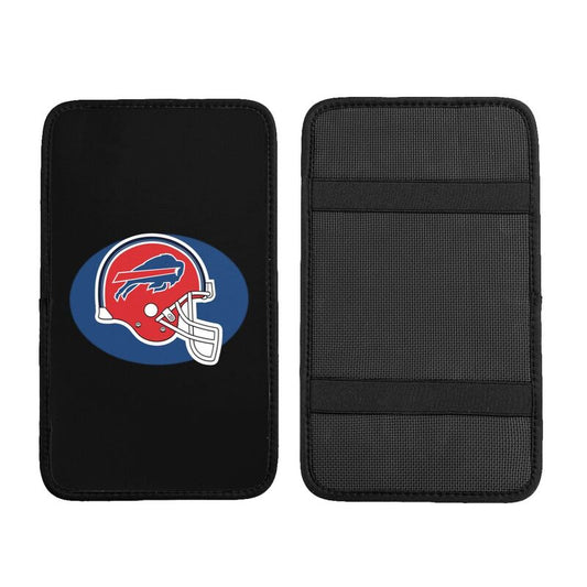 Car armrest box pad Buffalo Bills 6 Printed central armrest box cushion protective pad