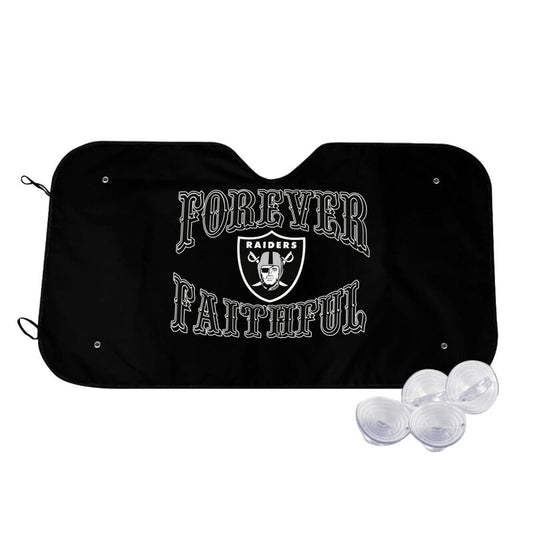Las Vegas Raiders Printing car multi size front windshield sunshade car windshield sunshade