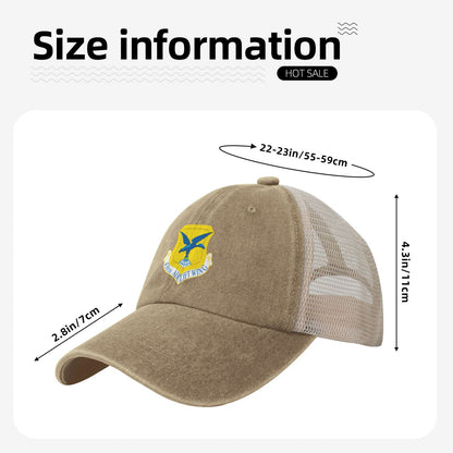 436th Airlift Wing Printed unisex baseball cap adjustable grid baseball cap veteran gift